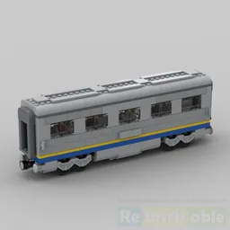 Santa fe passanger train - dining car
