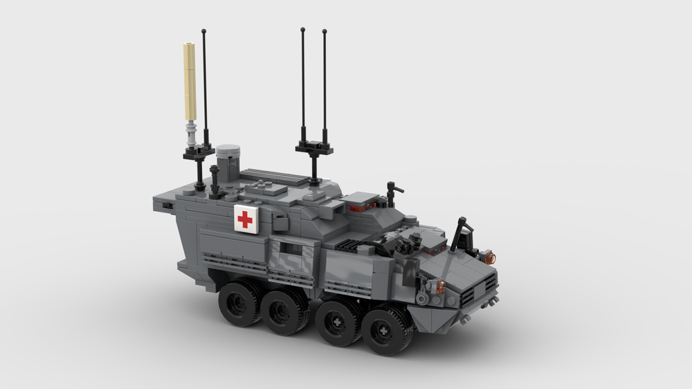 Lego Armoured Combat Support Vehicle (MEDACSV) | Canadian Army 8x8 MEDEVAC Support Vehicle
