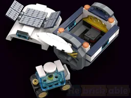 Lunar Research Base Control Room & Drill Drone Storage Module