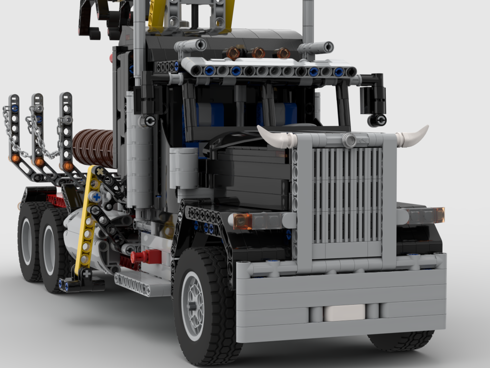 Lego Peterbilt 389 log truck
