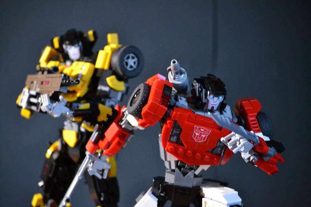 Lego Sideswipe & Sunstreaker Bundle - Transformers
