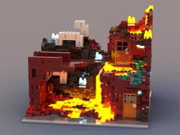 Nether Modular Building- Lava Lake
