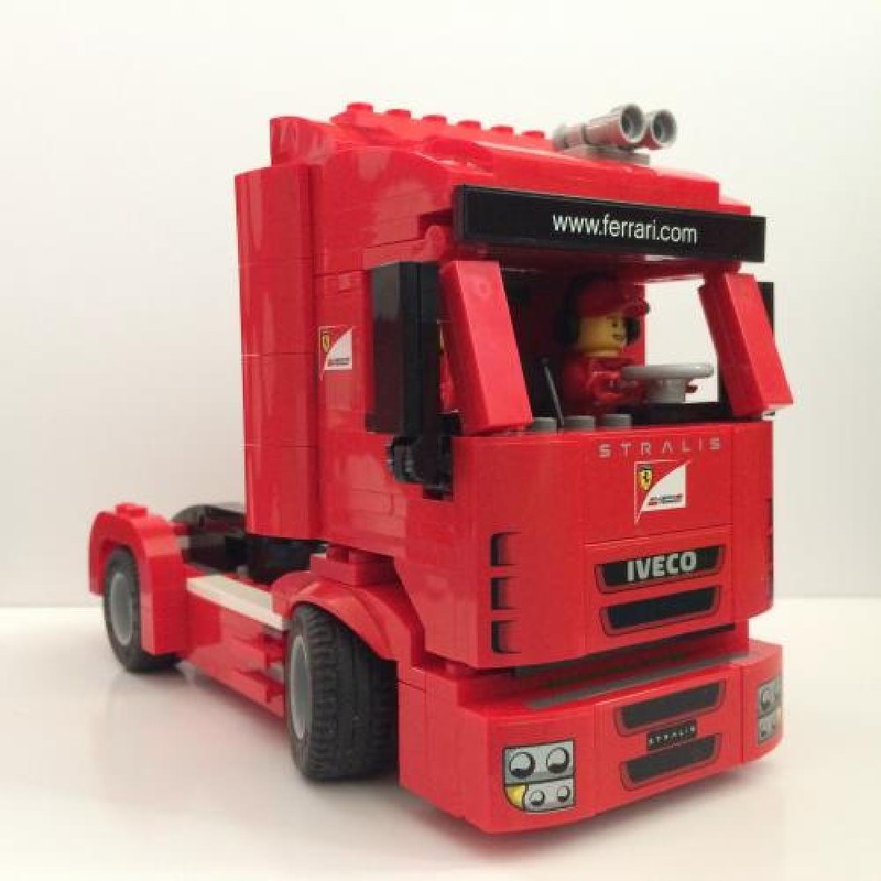 Lego Scuderia Ferrari Truck with Steering