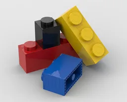 Upscaled 1-by bricks