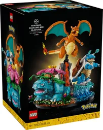 Venusaur, Charizard and Blastoise