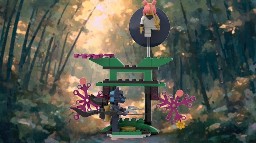 Lego Battle at the Torii Gate Shrine