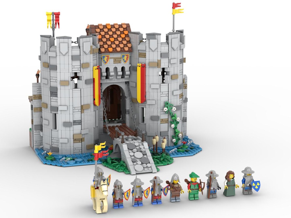 Lego The gate of Bricktenstein castle