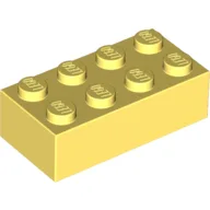 Brick 2 x 4 / Bright Light Yellow