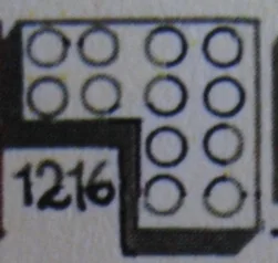 4 x 4 Corner Bricks