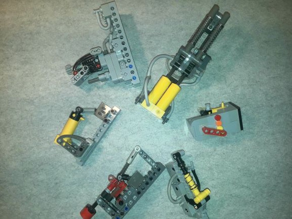 Lego industrial pneumatic elements