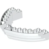 Boat Hull Section, Brick 16 x 10 x 3 / White