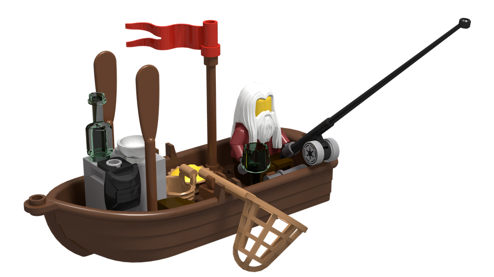 Lego Big Diorama: Part 7 The Fisherman