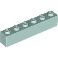 Brick 1 x 6 / Aqua