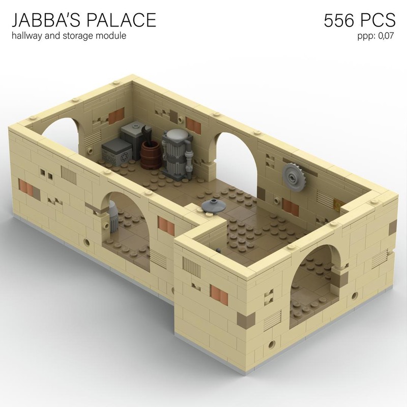 Lego Jabba's Palace, Module VI: Hallway and storage room