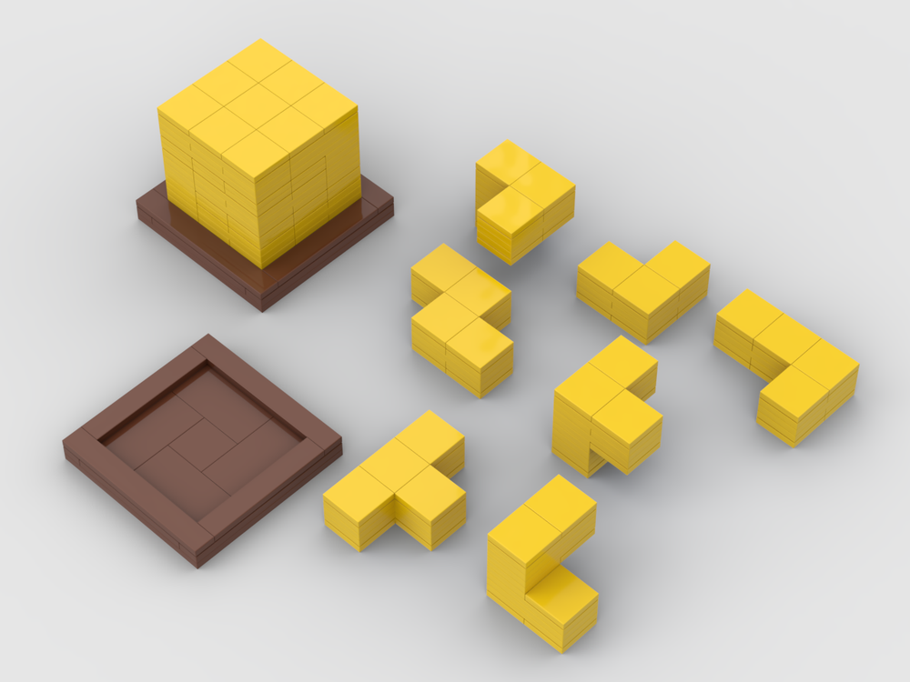 Lego 3x3 Tetris Cube Puzzle