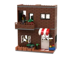 Reddish Brown Brick House