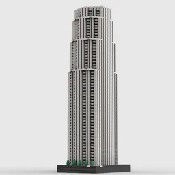 777 Tower at 1/650th Scale