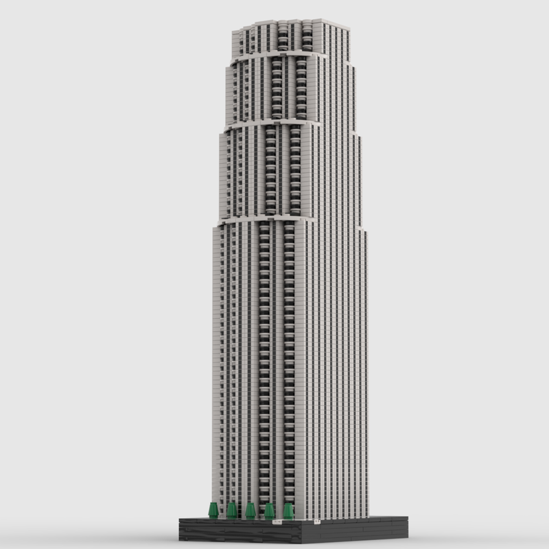 Lego 777 Tower at 1/650th Scale