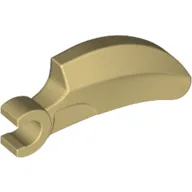 Creature Body Part, Barb Large (Claw, Talon) with Clip / Tan