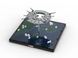 Planetary shield over Scarif