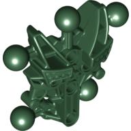 Lego Large Figure Skeletal, Torso with 5 Ball Joints (Av-Matoran Type 1) / Dark Green