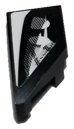 Wedge 2 x 1 x 2/3 Left with Car Headlight Pattern (Sticker) - Set 75885