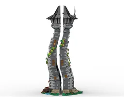The Crooked Wizard's Tower (Split Design)