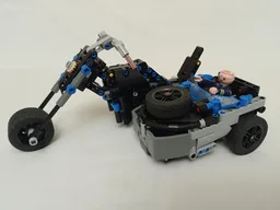 42123 Chopper with sidecar