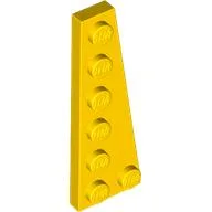 Wedge Plate 6 x 2 Right / Yellow