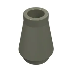 Cone 1 x 1 [No Top Groove] / Dark Gray