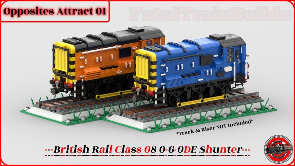 Lego British Rail Class 08 Shunters (8W) (Opposites 01)