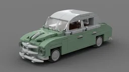 Skoda 1200 Sedan Winter green