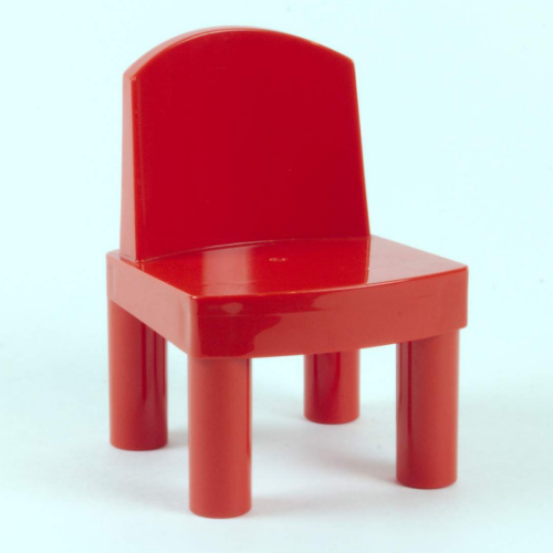 Lego Duplo Doll Chair / Red
