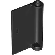Door 1 x 3 x 4 Left - Open Between Top and Bottom Hinge / Black
