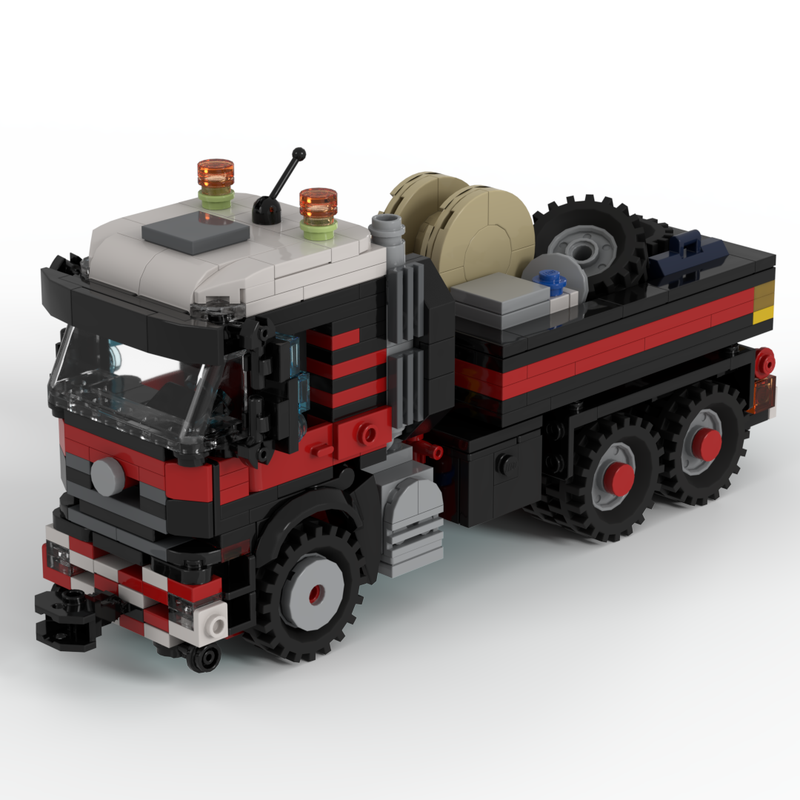 Lego 6x4 Mercedes-Benz Actros Ballast Tractor Ver. 1 - MST
