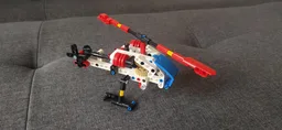 Helicopter with Engine