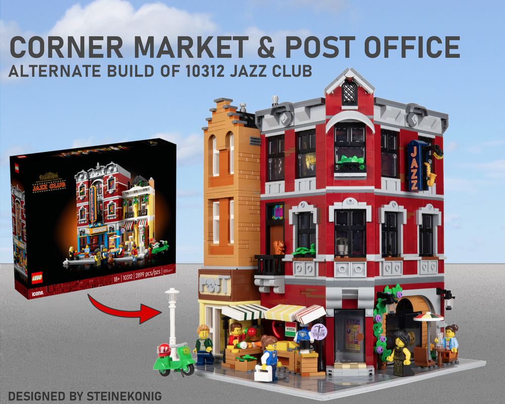 Lego Corner Market & Post Office