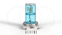 Micro ALIENS Concept ART Series : Laboratory of Weyland Corp.