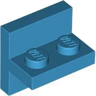 Bracket 2 x 2 with 1 x 2 Vertical Studs / Dark Azure
