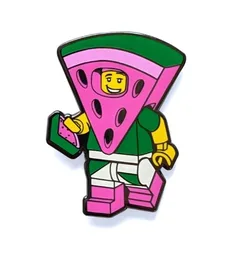 Watermelon Guy Snap Button