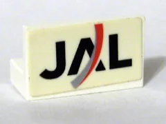 Panel 1 x 2 x 1 with JAL Logo Pattern (Sticker) - Set 4032-5