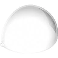 Windscreen 8 x 4 2/3 x 3 2/3 Quarter Sphere (Inner) with Pins / Trans-Clear