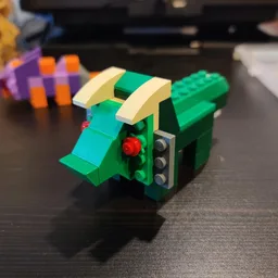 10698 Green dinosaur