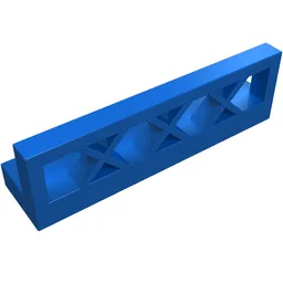 Fence Lattice 1 x 4 x 1 / Blue