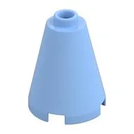 Cone 2 x 2 x 2, Open Stud / Bright Light Blue