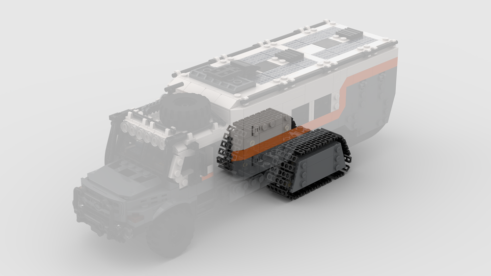 Lego Tracks modification for Mercedes-Benz Zetros Expedition