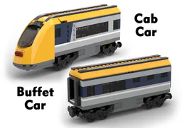 60197 Cab Car & Buffet Car