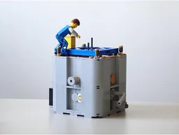 Nuclear Reactor CROCUS – Reactor Model (Control Room Available Separately)
