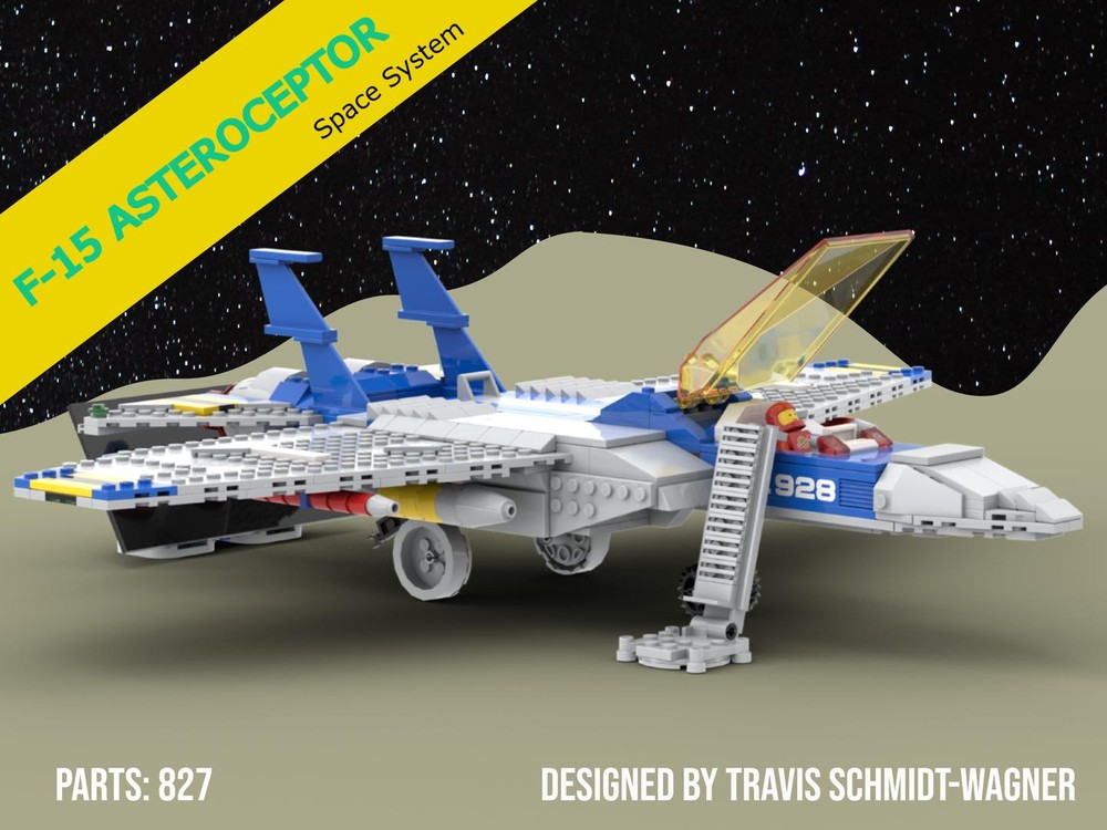 Lego 10497 Alt Build- F-15 ASTEROCEPTOR