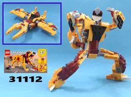 Transformer Space Cruiser from LEGO Creator set 31112: Wild Lion